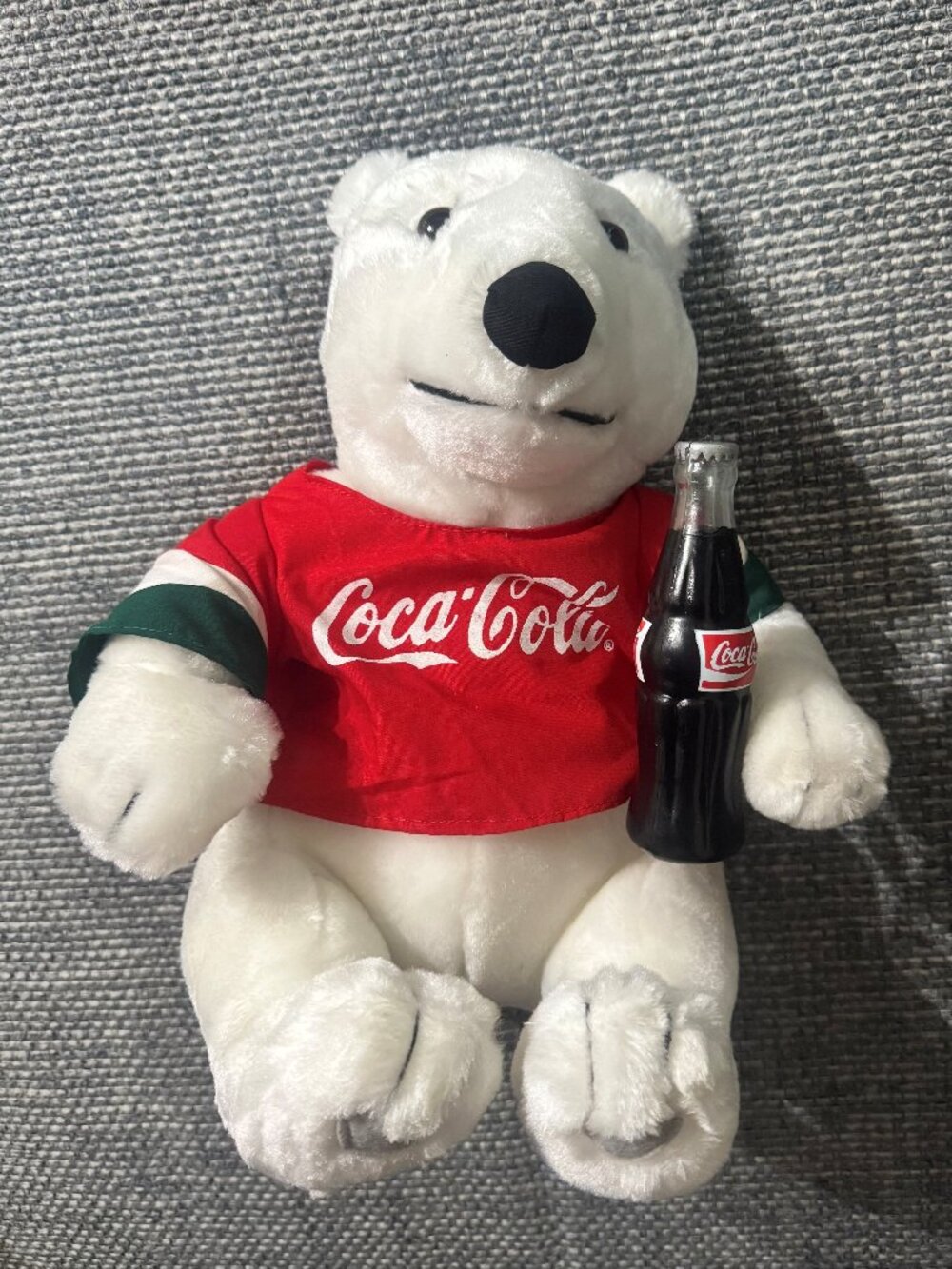 Vintage Coca Cola Brand Plush Collection Polar Bear Stuffed Animal
